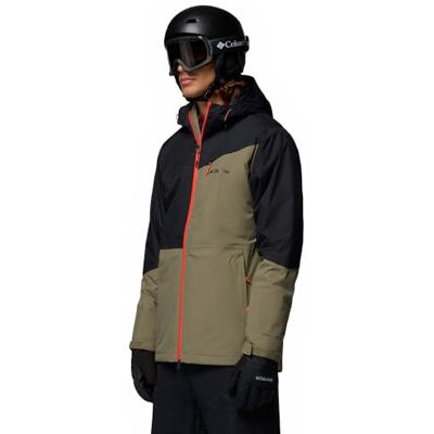 Columbia Men's Iceberg Point 2 Jacket, Ski Jacket, Stone Green, Black, XXL Columbia Men's Iceberg Point 2 Jacket, Ski Jacket, Stone Green, Black, XXL