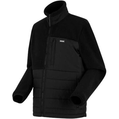 Regatta Mens Frankie Borg Full Zip Hybrid Fleece Warm Winter Layer Top Regatta Mens Frankie Borg Full Zip Hybrid Fleece Warm Winter Layer Top