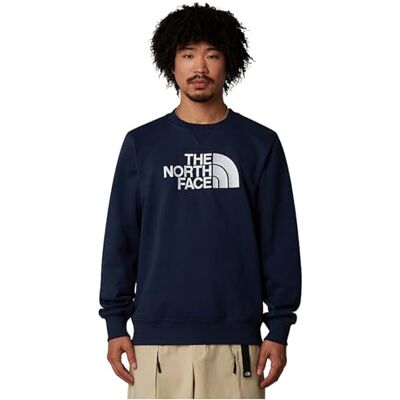 The North Face Men's Drew Peak Crew Sweatshirt, Summit Navy, L The North Face Men's Drew Peak Crew Sweatshirt, Summit Navy, L