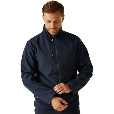 Regatta Mens Thermogen Heated Softshell Insulated Jacket, Blue, M EU Regatta Mens Thermogen Heated Softshell Insulated Jacket, Blue, M EU