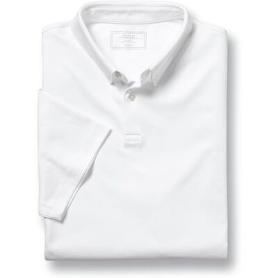 Charles Tyrwhitt Polo Shirts for Men Smart White Jersey Cotton Polo with Concealed Button-Down Collar Breathable & Stylish T Shirt for Men UK Classic & Modern Men's Polo-Shirts Short Sleeve Charles Tyrwhitt Polo Shirts for Men Smart White Jersey Cotton Polo with Concealed Button-Down Collar Breathable & Stylish T Shirt for Men UK Classic & Modern Men's Polo-Shirts Short Sleeve