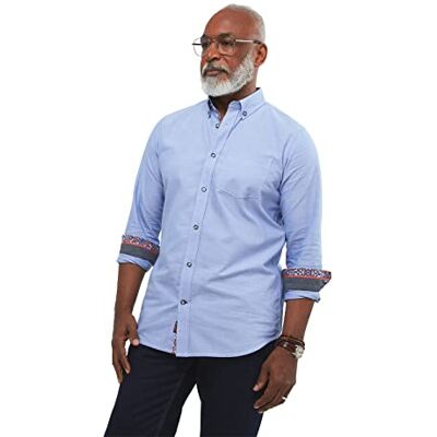 Joe Browns Men's Button Down Oxford Shirt, Blue, XXL UK Joe Browns Men's Button Down Oxford Shirt, Blue, XXL UK