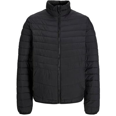 JACK & JONES Male Quilted Jacket Plus Size Quilted Jacket, black, 4XL JACK & JONES Male Quilted Jacket Plus Size Quilted Jacket, black, 4XL
