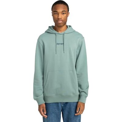 Element Simple Logo Pullover Hoodie Men Blue. Element Simple Logo Pullover Hoodie Men Blue.