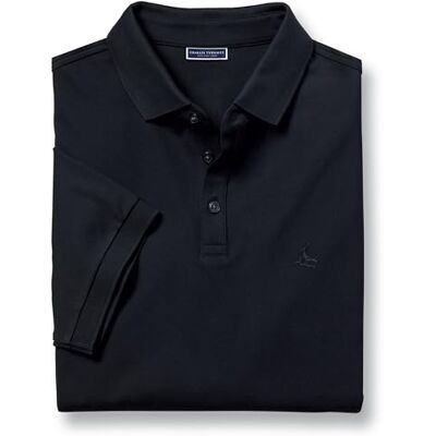 Charles Tyrwhitt Polo Shirts for Men Smart Black Jersey Cotton Polo with Concealed Button-Down Collar Breathable & Stylish T Shirt for Men UK Classic & Modern Men's Polo-Shirts Short Sleeve Charles Tyrwhitt Polo Shirts for Men Smart Black Jersey Cotton Polo with Concealed Button-Down Collar Breathable & Stylish T Shirt for Men UK Classic & Modern Men's Polo-Shirts Short Sleeve