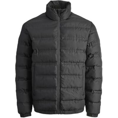 JACK & JONES Men's Jcofusion Heat Quilted Puffer Jacket Sn, Black, x_s, black, x_s JACK & JONES Men's Jcofusion Heat Quilted Puffer Jacket Sn, Black, x_s, black, x_s