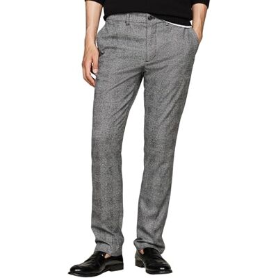 Tommy Hilfiger Men’s Denton Brushed Check Suit Trousers, Grey (Turbine Grey), 31W/28L Tommy Hilfiger Men’s Denton Brushed Check Suit Trousers, Grey (Turbine Grey), 31W/28L
