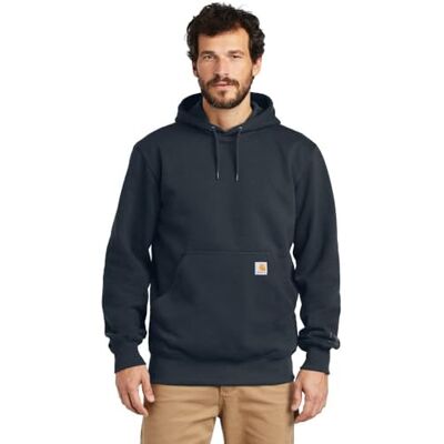 Carhartt Men's Loose Fit Midweight Full-Zip Sweatshirt, New Navy, XS Carhartt Men's Loose Fit Midweight Full-Zip Sweatshirt, New Navy, XS