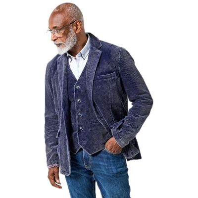Joe Browns Men's Elbow Patch Corduroy Blazer, Regular, Navy, UK 46 Joe Browns Men's Elbow Patch Corduroy Blazer, Regular, Navy, UK 46