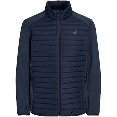 JACK & JONES Jack&Jones Men's Jjemulti Quilted Collar NOOS Quilted Jacket, Navy Blazer/Detail: Set-IN Sleeves, S, Navy blazer/detail: set-in sleeves, S JACK & JONES Jack&Jones Men's Jjemulti Quilted Collar NOOS Quilted Jacket, Navy Blazer/Detail: Set-IN Sleeves, S, Navy blazer/detail: set-in sleeves, S