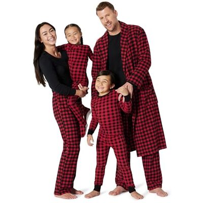 Amazon Essentials Men's Matching Holiday Family Pyjama Sets, Classic Buffalo Check, XXL Amazon Essentials Men's Matching Holiday Family Pyjama Sets, Classic Buffalo Check, XXL