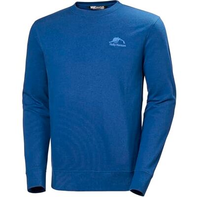 Helly Hansen Men's Nord Graphic Crew Sweatshirt, Deep Fjord 2.0, S Helly Hansen Men's Nord Graphic Crew Sweatshirt, Deep Fjord 2.0, S