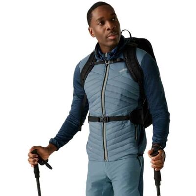 Regatta Mens Andreson Marl Hybrid Quilted Jacket Water Repellent Insulated Walking Coat Regatta Mens Andreson Marl Hybrid Quilted Jacket Water Repellent Insulated Walking Coat