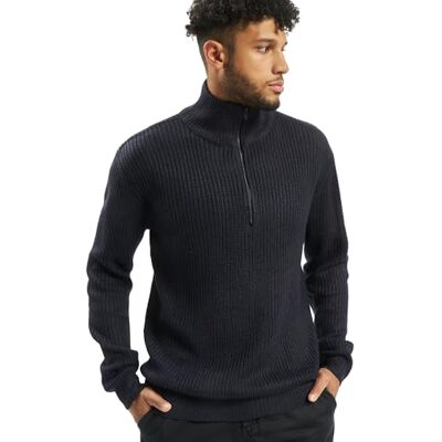 Brandit Marine Pullover Troyer, Color: navy, Size: M48-50 Brandit Marine Pullover Troyer, Color: navy, Size: M48-50