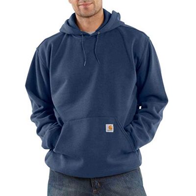 Carhartt , Herren, Weites, mittelschweres Sweatshirt, Marineblau neu, XS Carhartt , Herren, Weites, mittelschweres Sweatshirt, Marineblau neu, XS
