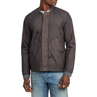 G-STAR Men's Light Padded Quilted Jacket, Grey (gs grey gd D26122-D907-C496), S G-STAR Men's Light Padded Quilted Jacket, Grey (gs grey gd D26122-D907-C496), S