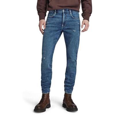 G-STAR Men's Revend FWD Skinny Jeans, Blue (antique faded orinoco blue destroyed D20071-C051-G120), 26W / 32L G-STAR Men's Revend FWD Skinny Jeans, Blue (antique faded orinoco blue destroyed D20071-C051-G120), 26W / 32L