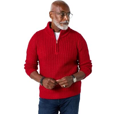Joe Browns Mens Long Sleeve Fisherman Knit Regular Multicolor UK M Joe Browns Mens Long Sleeve Fisherman Knit Regular Multicolor UK M