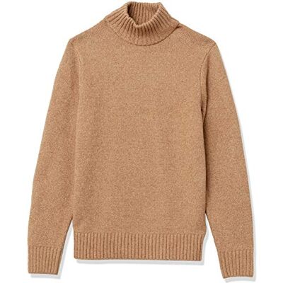 Amazon Essentials Men's Long-Sleeve Soft Touch Turtleneck Jumper, Camel, XL Amazon Essentials Men's Long-Sleeve Soft Touch Turtleneck Jumper, Camel, XL