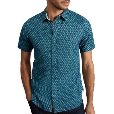 White Stuff Men's Salcombe Shirt, Navy Pr, 40 White Stuff Men's Salcombe Shirt, Navy Pr, 40