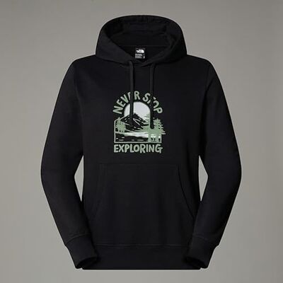 The North Face Men's Outdoor Graphic Hooded Sweatshirt, Tnf Black, XS The North Face Men's Outdoor Graphic Hooded Sweatshirt, Tnf Black, XS