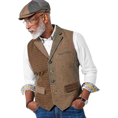 Joe Browns Men's Versatile Contrast Lined Waistcoat Blazer, Multi, 38 Joe Browns Men's Versatile Contrast Lined Waistcoat Blazer, Multi, 38