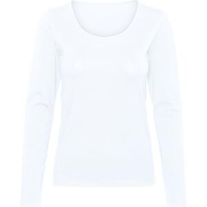 VERO MODA VMLULU LS U-Neck Top JRS GA NOOS, Bright White, Large VERO MODA VMLULU LS U-Neck Top JRS GA NOOS, Bright White, Large