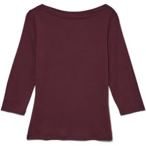 VERO MODA Women's Vmpanda Modal 3/4 Top Jrs Noos Longsleeve T Shirt, Winetasting, L UK VERO MODA Women's Vmpanda Modal 3/4 Top Jrs Noos Longsleeve T Shirt, Winetasting, L UK