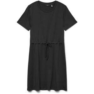 VERO MODA Women's Vmluna SS Short String Dress JRS Noos, Black, M VERO MODA Women's Vmluna SS Short String Dress JRS Noos, Black, M