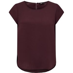 ONLY Women's ONLVIC S/S Solid TOP NOOS PTM T-Shirt, Chocolate Truffle, ONLY Women's ONLVIC S/S Solid TOP NOOS PTM T-Shirt, Chocolate Truffle,