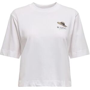 ONLY Onlvita Life S/S Summer Top Box JRS, Bright White, XS ONLY Onlvita Life S/S Summer Top Box JRS, Bright White, XS