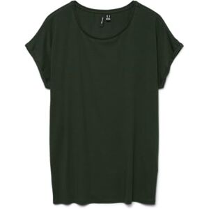 VERO MODA Women's Vmava Plain SS Top Gajrs Noos T-Shirt, Pine Grove, M VERO MODA Women's Vmava Plain SS Top Gajrs Noos T-Shirt, Pine Grove, M