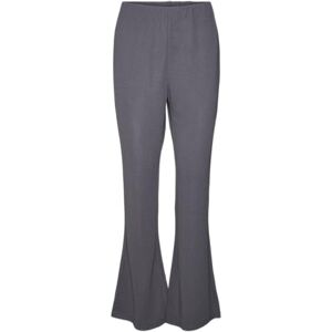 VERO MODA Women's Vmliva Hw Flared Pant Noos Fabric Trousers, Grey Pinstripe, L / 30L VERO MODA Women's Vmliva Hw Flared Pant Noos Fabric Trousers, Grey Pinstripe, L / 30L
