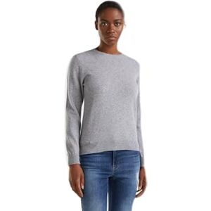 United Colors of Benetton Women's Maglia G/C M/L 1002d1k01 Sweater, Grey, L United Colors of Benetton Women's Maglia G/C M/L 1002d1k01 Sweater, Grey, L