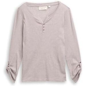 TOM TAILOR Women's T-Shirt, 38854 Off White Red Small Stripe, XXL TOM TAILOR Women's T-Shirt, 38854 Off White Red Small Stripe, XXL