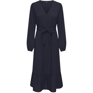 ONLY Women's Onlnova Life Elite Amy Long Dress Solid, Night Sky, M ONLY Women's Onlnova Life Elite Amy Long Dress Solid, Night Sky, M