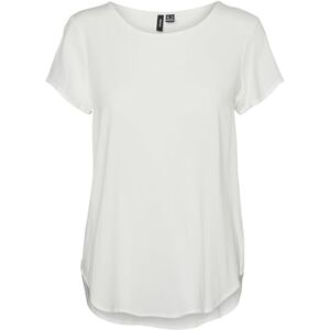 VERO MODA Women's Vmbella SS Top WVN Ga Noos, Snow White, S VERO MODA Women's Vmbella SS Top WVN Ga Noos, Snow White, S