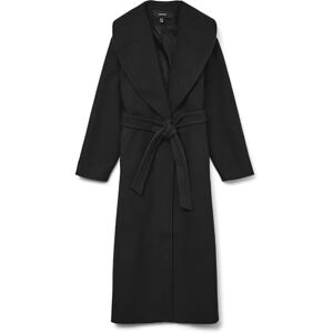 VERO MODA Women's Vmanne Bergen Xtra Long Coat Ga LCS, Black, M VERO MODA Women's Vmanne Bergen Xtra Long Coat Ga LCS, Black, M