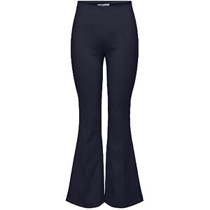 ONLY Women's Onlastrid Life Hw Flare Pin Pant Cc TLR Fabric Trousers, Night Sky, 42W x 32L ONLY Women's Onlastrid Life Hw Flare Pin Pant Cc TLR Fabric Trousers, Night Sky, 42W x 32L