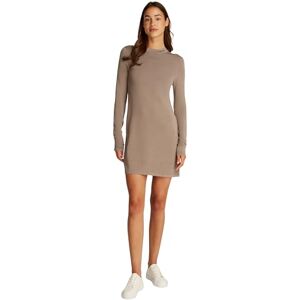 Calvin Klein Women’s Smooth Yarn Knee Length Jumper Dress, Beige (Taupe Gray), M Calvin Klein Women’s Smooth Yarn Knee Length Jumper Dress, Beige (Taupe Gray), M