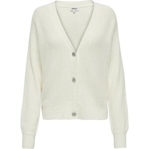 ONLY Women's Onlella Piumo Ls Cardigan Nca KNT Sweater, Cloud Dancer, XXL ONLY Women's Onlella Piumo Ls Cardigan Nca KNT Sweater, Cloud Dancer, XXL