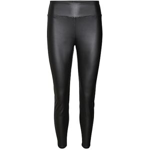 VERO MODA Women's Vmsuella Jade Hw Coated Legging Noos Faux Leather Trousers, Black, S VERO MODA Women's Vmsuella Jade Hw Coated Legging Noos Faux Leather Trousers, Black, S