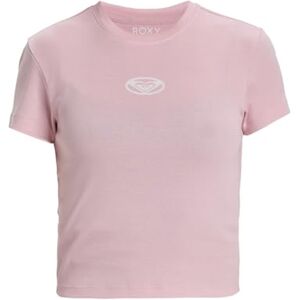Roxy Short-Sleeved T-Shirt Beach Love Young Womens Pink XXL Roxy Short-Sleeved T-Shirt Beach Love Young Womens Pink XXL