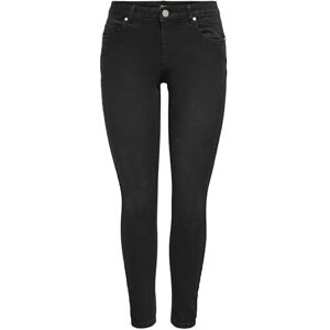 ONLY Women's Onldaisy Reg Push Up Sk ANK DNM Skinny fit Jeans, Black Denim, 29W x 32L ONLY Women's Onldaisy Reg Push Up Sk ANK DNM Skinny fit Jeans, Black Denim, 29W x 32L