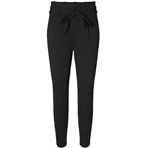 VERO MODA Womens Female Trousers High Waisted Loose Fit Xl34black Pants, Black, XL UK VERO MODA Womens Female Trousers High Waisted Loose Fit Xl34black Pants, Black, XL UK