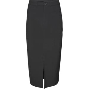 VERO MODA Women's Vmsasie Hr Skirt Noos, Black, S VERO MODA Women's Vmsasie Hr Skirt Noos, Black, S