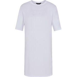 Armani Exchange Women's Sustainable, Classic fit Casual Dress, Weiß, XL Armani Exchange Women's Sustainable, Classic fit Casual Dress, Weiß, XL