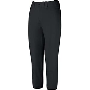 Mizuno Adult Women's Belted Low Rise Fastpitch Softball Pant Black Mizuno Adult Women's Belted Low Rise Fastpitch Softball Pant Black