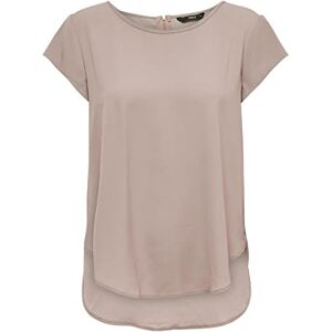 ONLY NOS Women's Onlvic S/s Solid Top Noos Wvn Plain Loose Fit Short Sleeve Top, Pink (Pale Mauve Pale Mauve), 10 (Manufacturer Size: 38) ONLY NOS Women's Onlvic S/s Solid Top Noos Wvn Plain Loose Fit Short Sleeve Top, Pink (Pale Mauve Pale Mauve), 10 (Manufacturer Size: 38)