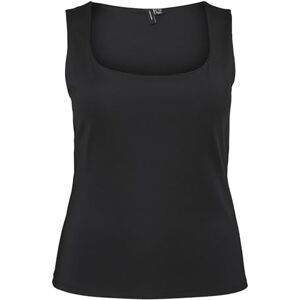VERO MODA CURVE Women's Vmcmillion Sl Square Top JRS Noos Cur, Black, M VERO MODA CURVE Women's Vmcmillion Sl Square Top JRS Noos Cur, Black, M